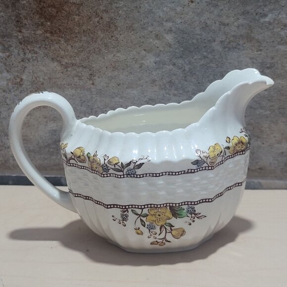 Antique English Creamer Copeland Spode England Buttercup 1895 - Picture 1 of 14